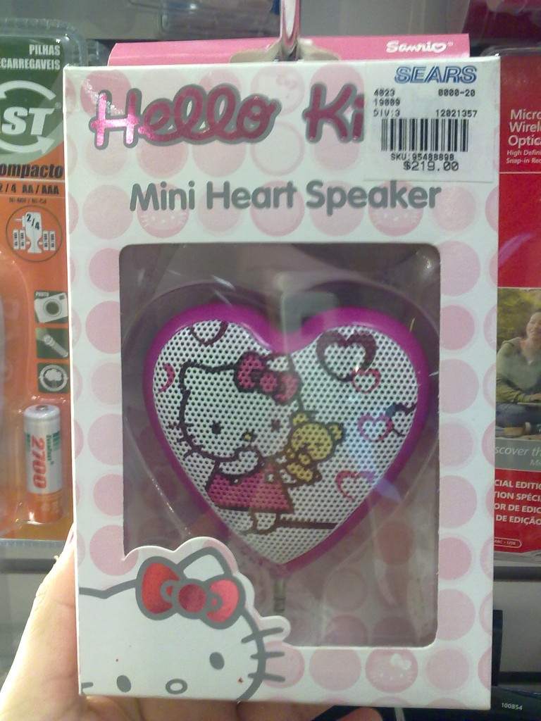 Mini Heart Speaker de Hello Kitty