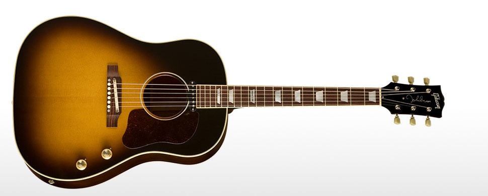 Ejemplo: Guitarra acústica Marca Gibson modelo conmemorativo 70 Aniversario de Jhon Lennon