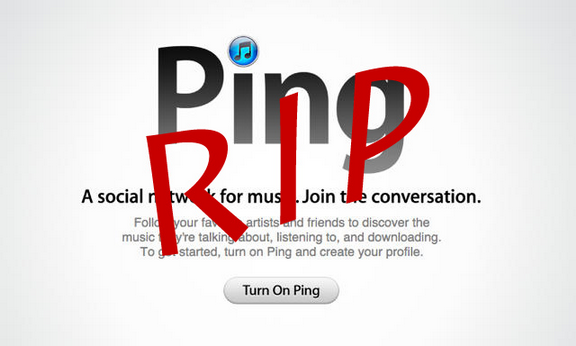  La red social de Apple «Ping» dice adios de manera definitiva