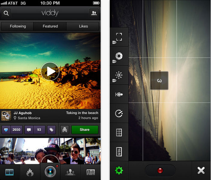  Un editor de vídeo para iPhone con Viddy