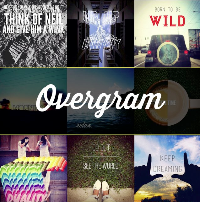  Overgram, agrega texto a tus fotos de Instagram