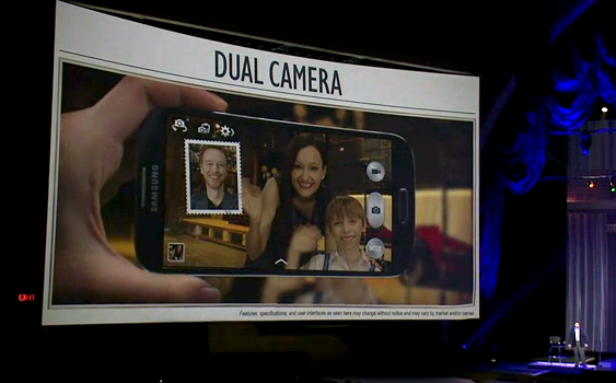 Dual camera S4