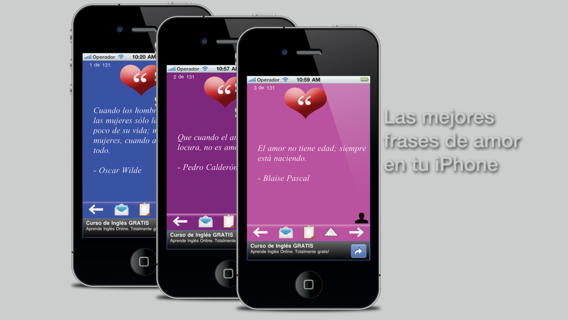 aplicacion de frases de amor para iPhone