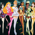  Princesas de Disney convertidas en Sailors Scout