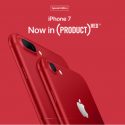  Apple lanza un iPhone 7 rojo